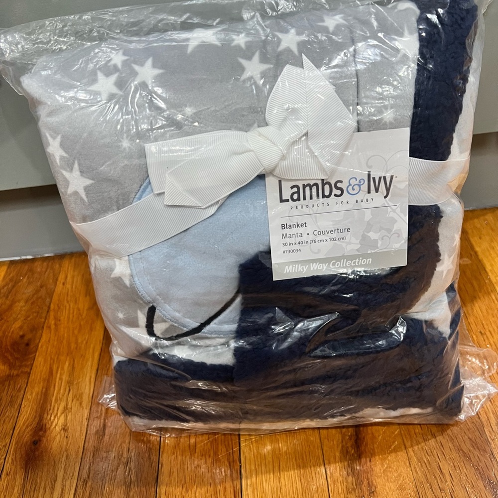 Baby blanket lambs ivy